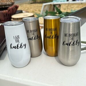 New without tags bridal tumblers